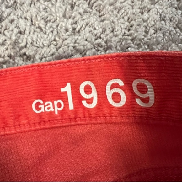 {Gap} Corduroy Red/Orange Mini Skirt - Picture 7 of 8